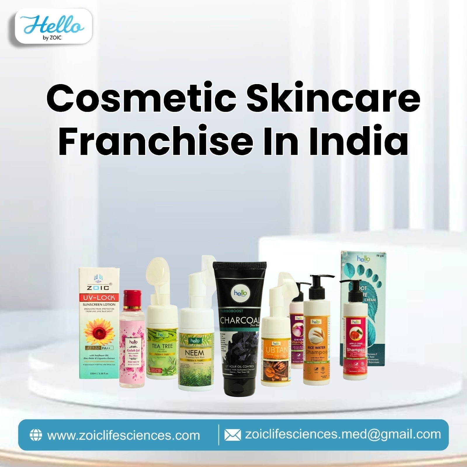 Cosmetic Skincare Franchise in India
