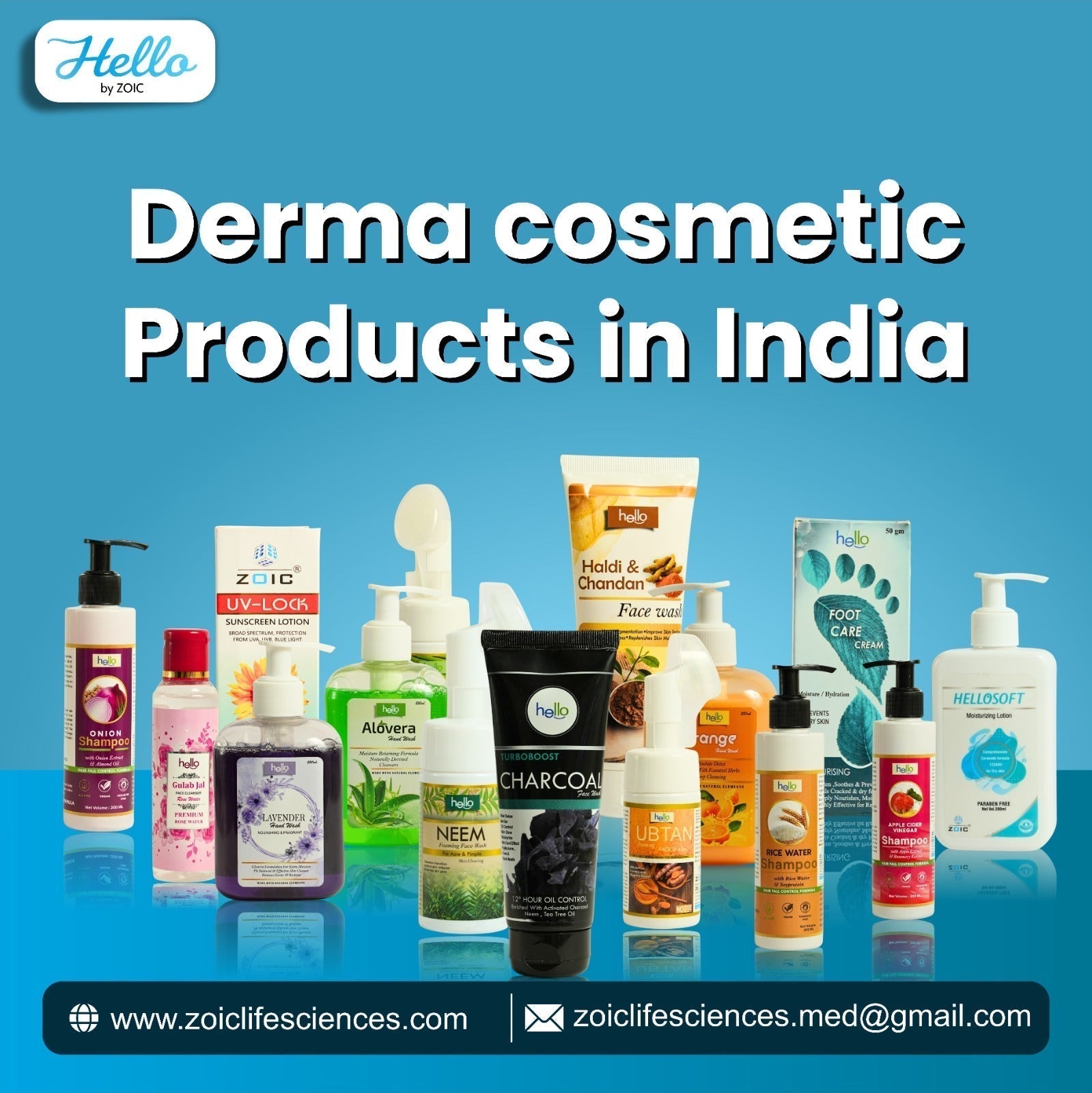 Derma Cosmetic Products in India