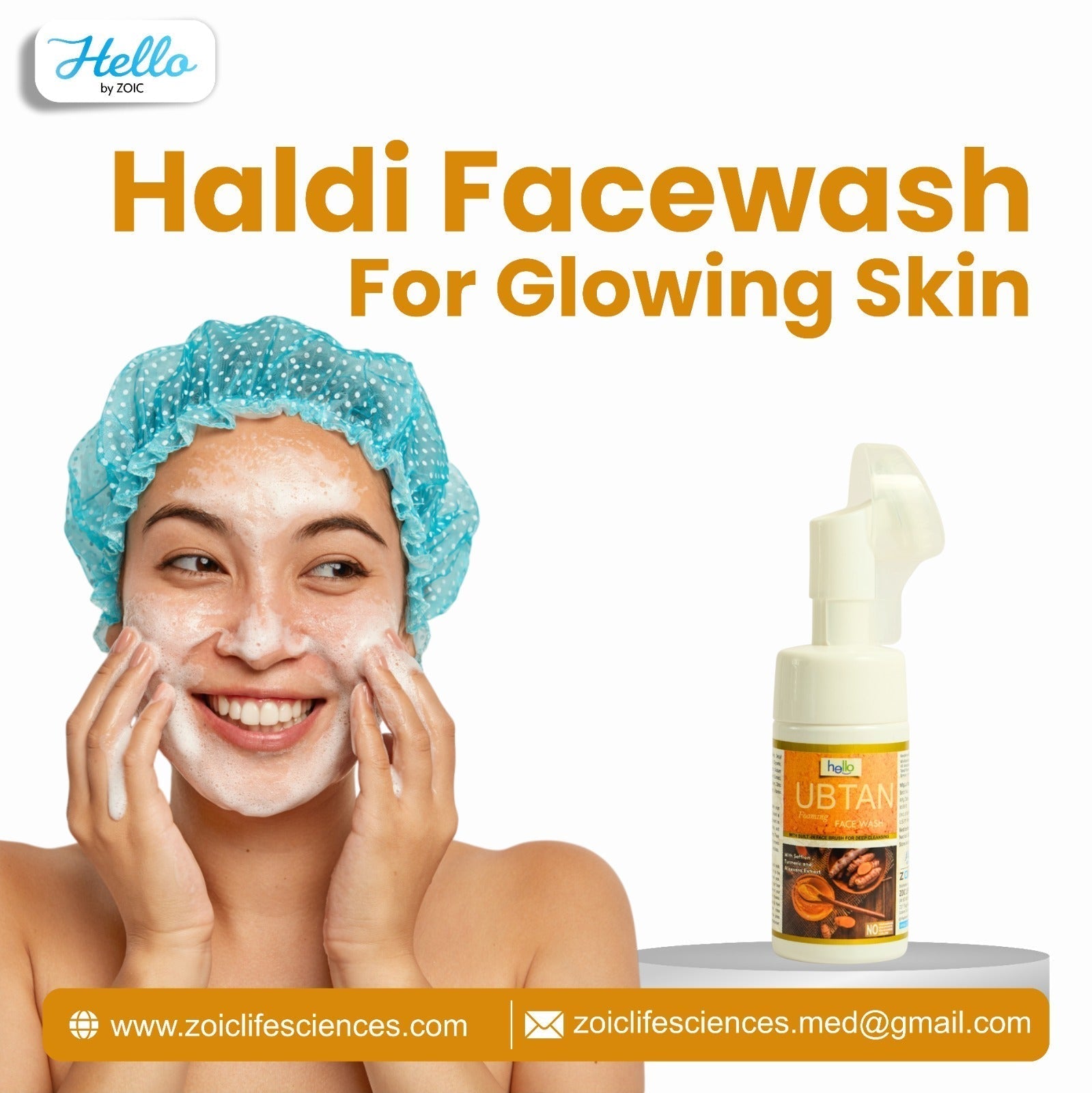 Haldi Face Wash for Glowing Skin