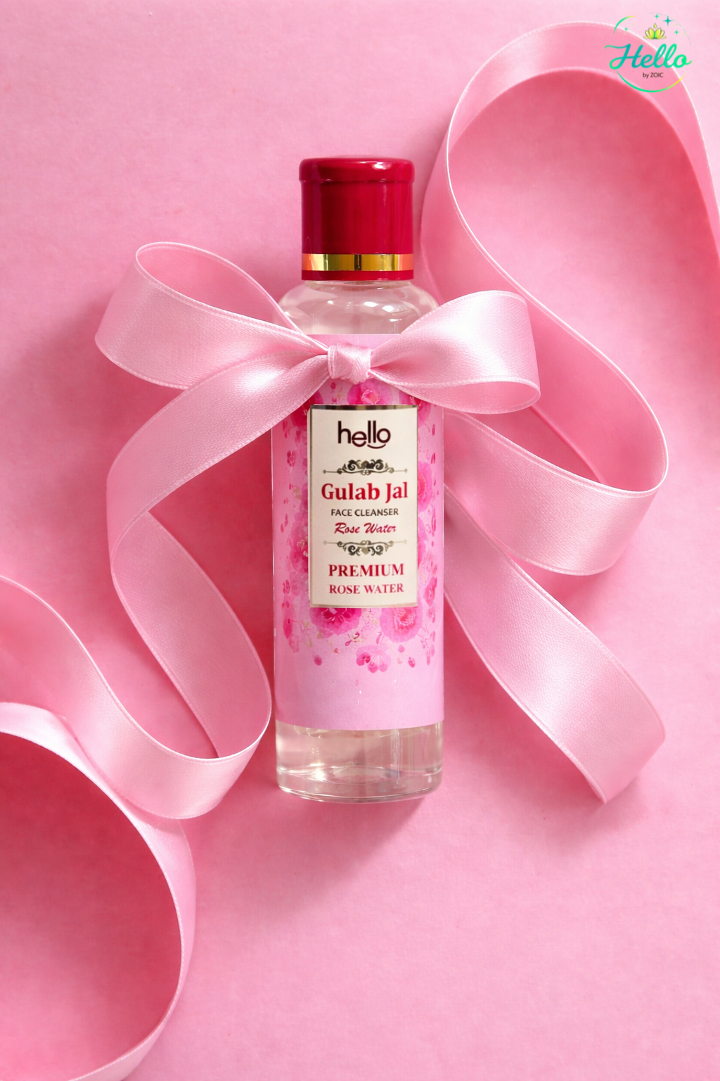 Hello Premium Gulab Jal – Natural Rose Water Face Cleanser & Toner (120ml)