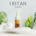 Hello Ubtan Foaming Face Wash with Built-in Brush - Turmeric & Saffron (100ml)